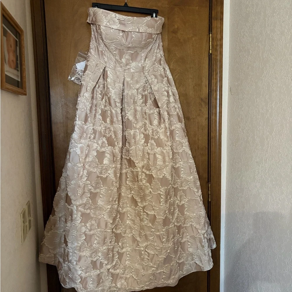 Azazie Atelier Florentine Strapless Gown in Vintage Blush - Bridal, Wedding - Picture 3 of 16